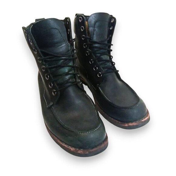 Timberland Premium Leather Waterproof Boot Black Men's Size 10.5 US - Picture 5 of 16